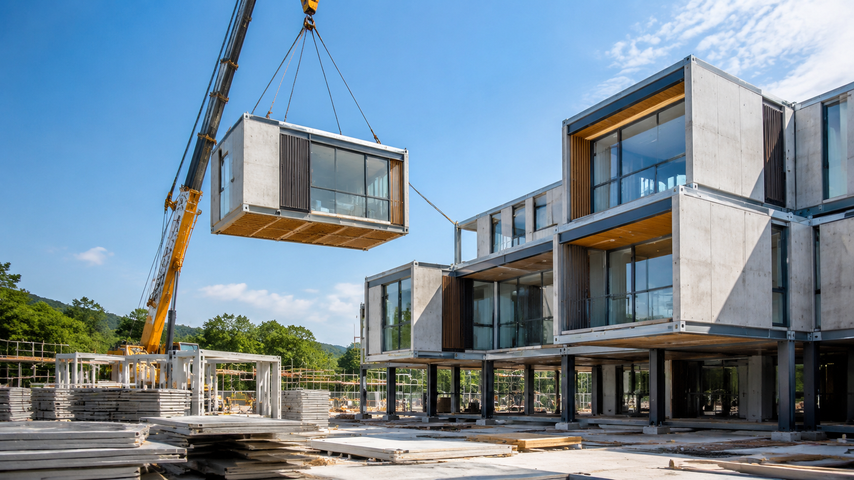 装配式建筑引领建材绿色智能转型新路径