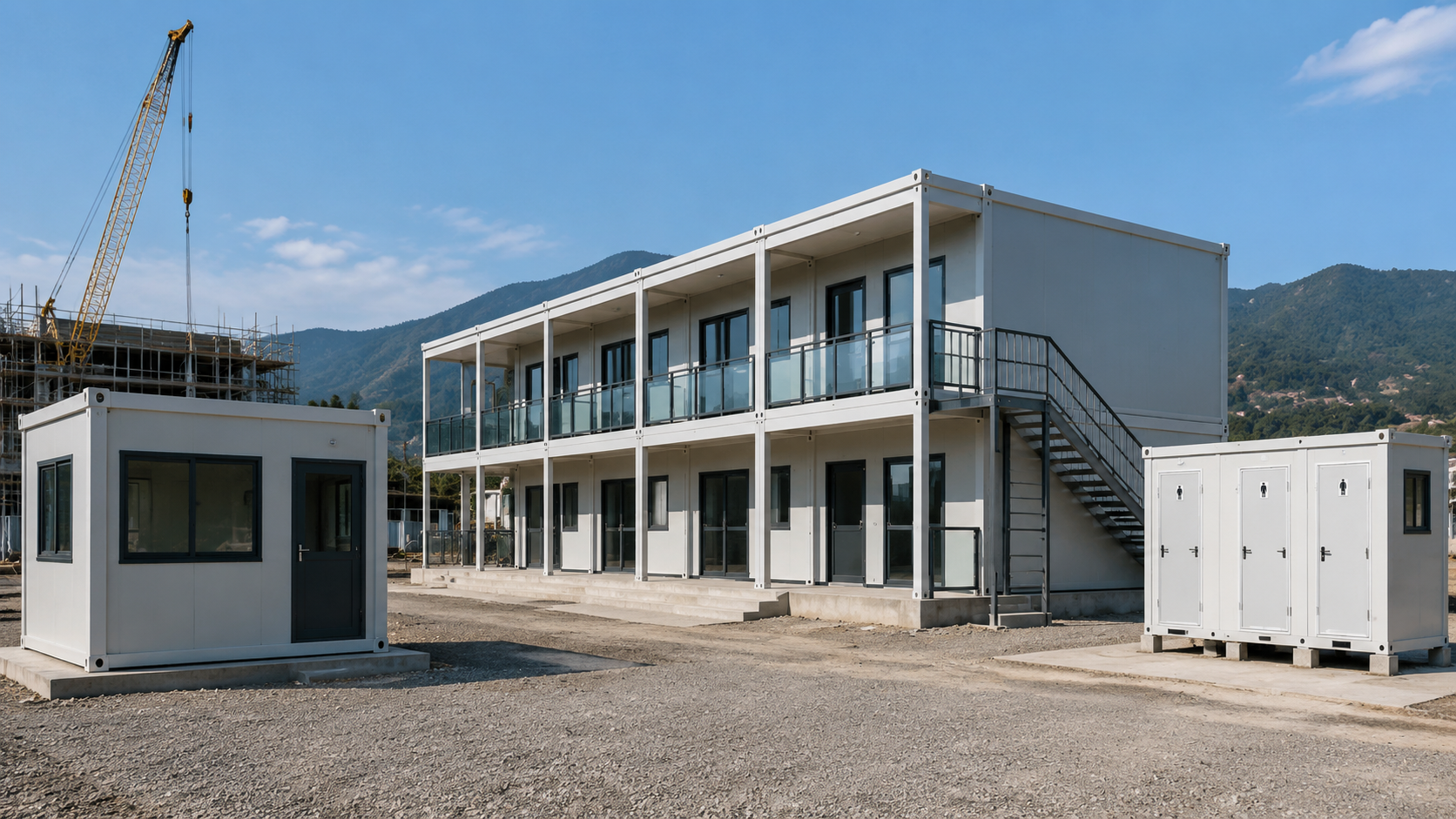 地产项目青睐模块化售楼部，集成房屋凸显场景化应用价值配图